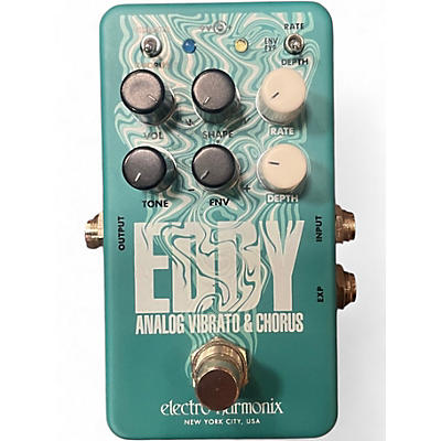 Used Electro-Harmonix Edgy Analog Vibrato & Chorus Effect Pedal