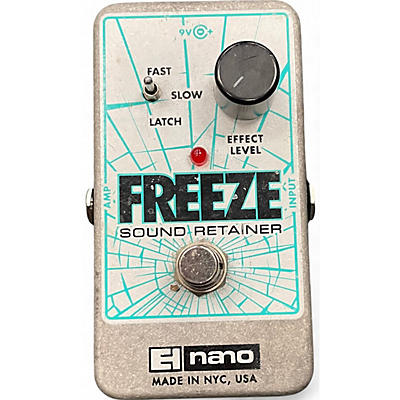 Used Electro-Harmonix Freeze Sound Retainer Compression Effect Pedal