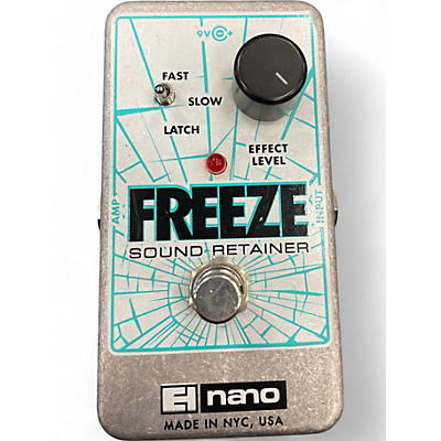 Used Electro-Harmonix Freeze Sound Retainer Compression Effect Pedal