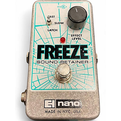 Used Electro-Harmonix Freeze Sound Retainer Compression Effect Pedal