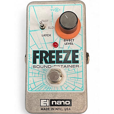 Used Electro-Harmonix Freeze Sound Retainer Compression Effect Pedal