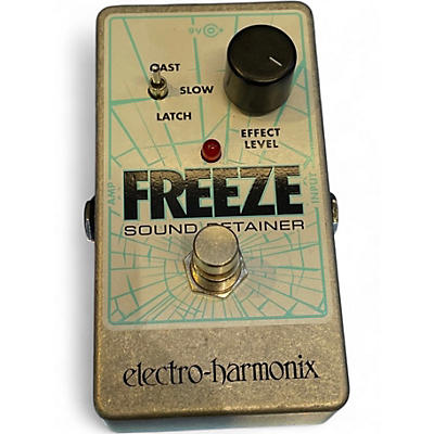 Used Electro-Harmonix Freeze Sound Retainer Compression Effect Pedal
