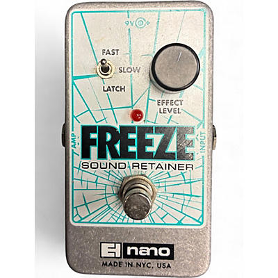 Used Electro-Harmonix Freeze Sound Retainer Compression Effect Pedal