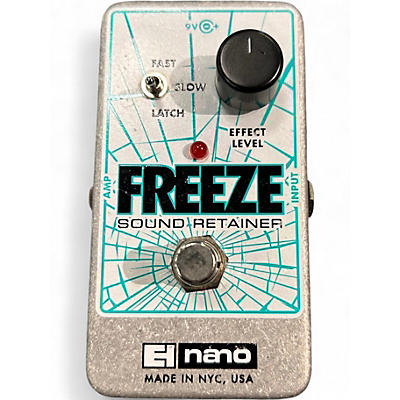 Used Electro-Harmonix Freeze Sound Retainer Compression Effect Pedal