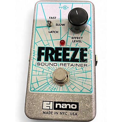 Used Electro-Harmonix Freeze Sound Retainer Compression Effect Pedal