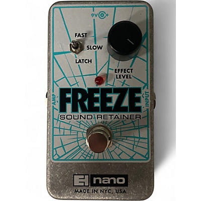 Used Electro-Harmonix Freeze Sound Retainer Compression Effect Pedal