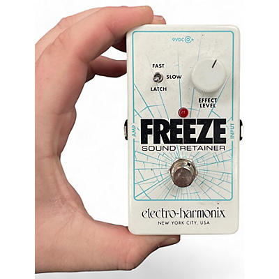 Used Electro-Harmonix Freeze Sound Retainer Compression Effect Pedal