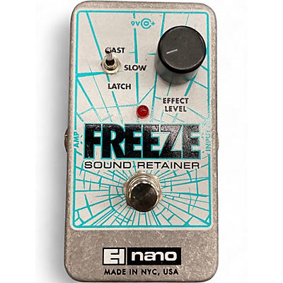 Used Electro-Harmonix Freeze Sound Retainer Compression Effect Pedal
