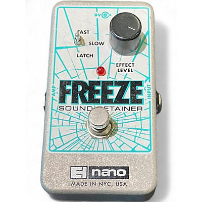 Used Electro-Harmonix Freeze Sound Retainer Compression Effect Pedal