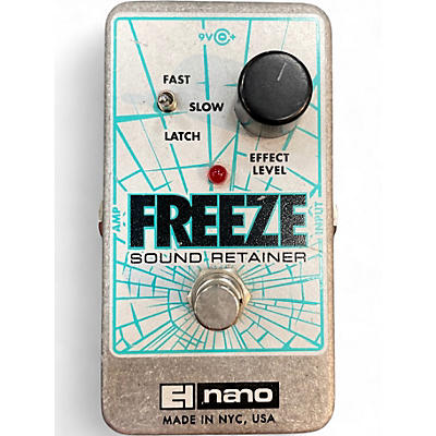 Used Electro-Harmonix Freeze Sound Retainer Compression Effect Pedal