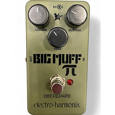 Used Electro-Harmonix Green Russian Big Muff Pi Fuzz Effect Pedal