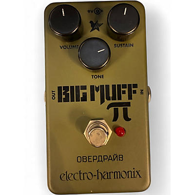 Used Electro-Harmonix Green Russian Big Muff Pi Fuzz Effect Pedal