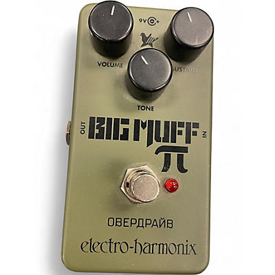 Used Electro-Harmonix Green Russian Big Muff Pi Fuzz Effect Pedal