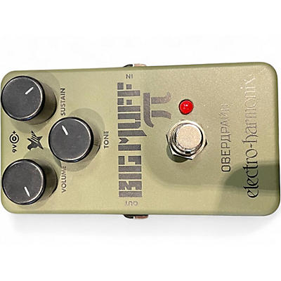Used Electro-Harmonix Green Russian Big Muff Pi Fuzz Effect Pedal