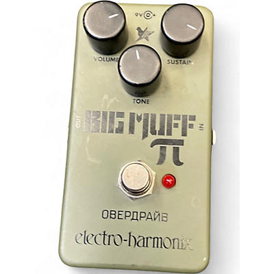 Used Electro-Harmonix Green Russian Big Muff Pi Fuzz Effect Pedal