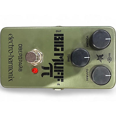 Used Electro-Harmonix Green Russian Big Muff Pi Fuzz Effect Pedal