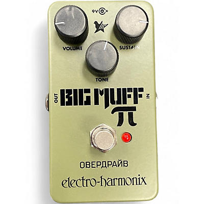 Used Electro-Harmonix Green Russian Big Muff Pi Fuzz Effect Pedal