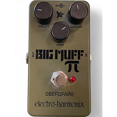 Used Electro-Harmonix Green Russian Big Muff Pi Fuzz Effect Pedal
