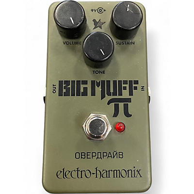 Used Electro-Harmonix Green Russian Big Muff Pi Fuzz Effect Pedal