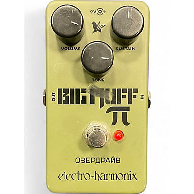 Used Electro-Harmonix Green Russian Big Muff Pi Fuzz Effect Pedal