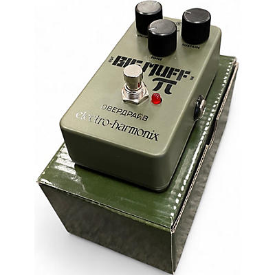 Used Electro-Harmonix Green Russian Big Muff Pi Fuzz Effect Pedal