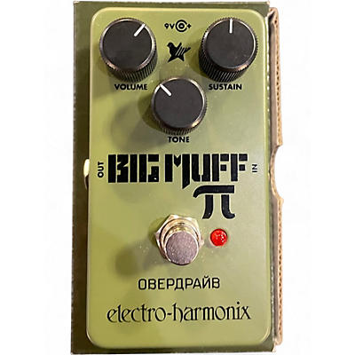Used Electro-Harmonix Green Russian Big Muff Pi Fuzz Effect Pedal