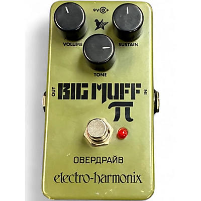 Used Electro-Harmonix Green Russian Big Muff Pi Fuzz Effect Pedal