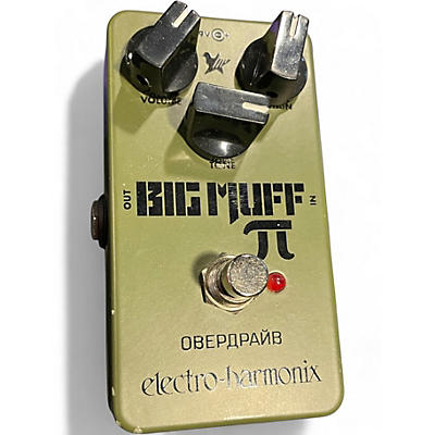 Used Electro-Harmonix Green Russian Big Muff Pi Fuzz Effect Pedal