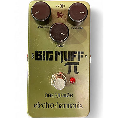 Used Electro-Harmonix Green Russian Big Muff Pi Fuzz Effect Pedal