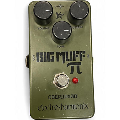 Used Electro-Harmonix Green Russian Big Muff Pi Fuzz Effect Pedal