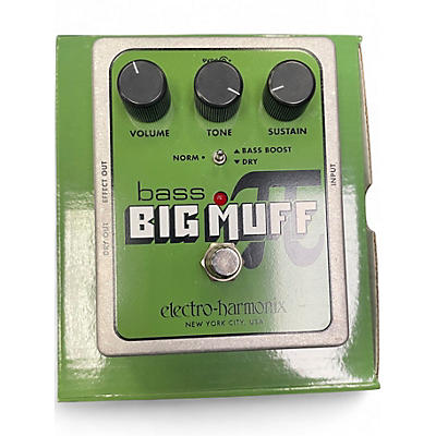 Used Electro-Harmonix Green Russian Big Muff Pi Fuzz Effect Pedal