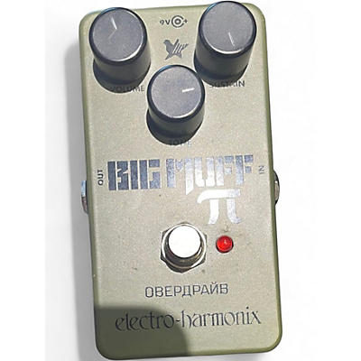 Used Electro-Harmonix Green Russian Big Muff Pi Fuzz Effect Pedal