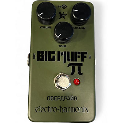 Used Electro-Harmonix Green Russian Big Muff Pi Fuzz Effect Pedal