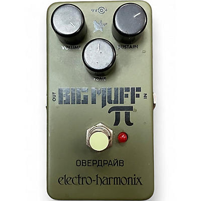 Used Electro-Harmonix Green Russian Big Muff Pi Fuzz Effect Pedal