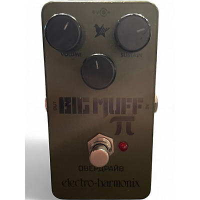 Used Electro-Harmonix Green Russian Big Muff Pi Fuzz Effect Pedal
