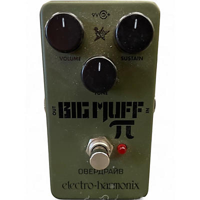 Used Electro-Harmonix Green Russian Big Muff Pi Fuzz Effect Pedal