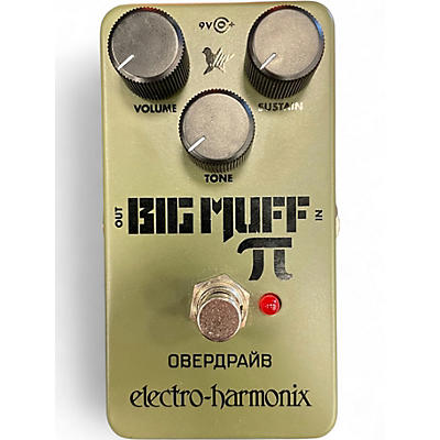 Used Electro-Harmonix Green Russian Big Muff Pi Fuzz Effect Pedal