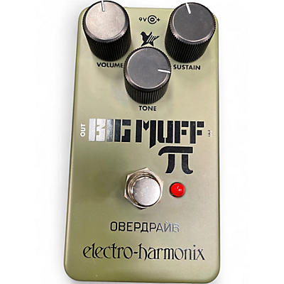 Used Electro-Harmonix Green Russian Big Muff Pi Fuzz Effect Pedal