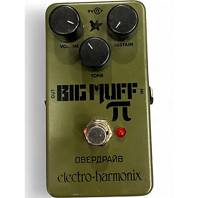 Used Electro-Harmonix Green Russian Big Muff Pi Fuzz Effect Pedal
