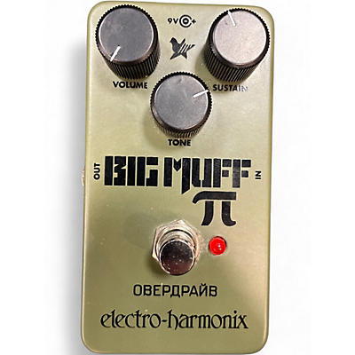 Used Electro-Harmonix Green Russian Big Muff Pi Fuzz Effect Pedal