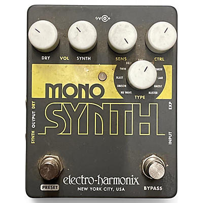 Used Electro-Harmonix Guitar Mono Synth Effect Pedal