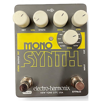 Used Electro-Harmonix Guitar Mono Synth Effect Pedal