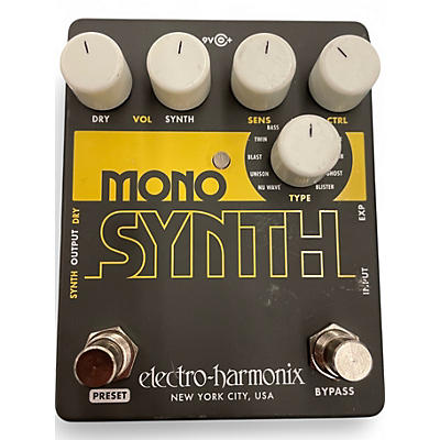 Used Electro-Harmonix Guitar Mono Synth Effect Pedal