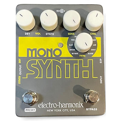 Used Electro-Harmonix Guitar Mono Synth Effect Pedal