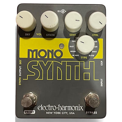 Used Electro-Harmonix Guitar Mono Synth Effect Pedal