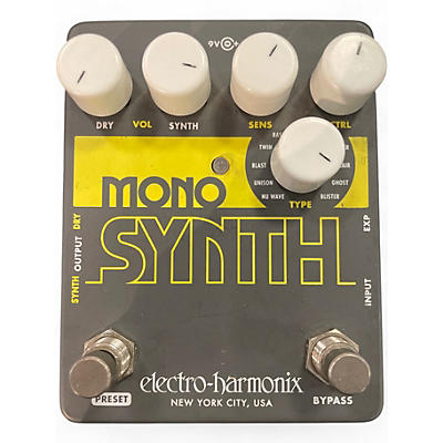 Used Electro-Harmonix Guitar Mono Synth Effect Pedal