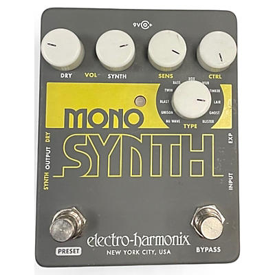 Used Electro-Harmonix Guitar Mono Synth Effect Pedal