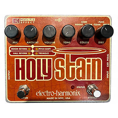 Used Electro-Harmonix Holy Stain Distortion Reverb Effect Processor