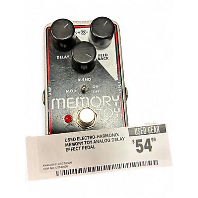 Used Electro-Harmonix Memory Toy Analog Delay Effect Pedal