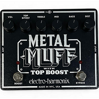 Electro-Harmonix Used Electro-Harmonix Metal Muff Distortion With Top Boost Effect Pedal